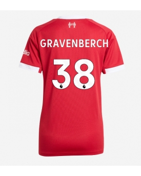 Liverpool Ryan Gravenberch #38 Maglia Gara Casa Repliche 2025-26 Donna Maniche Corte